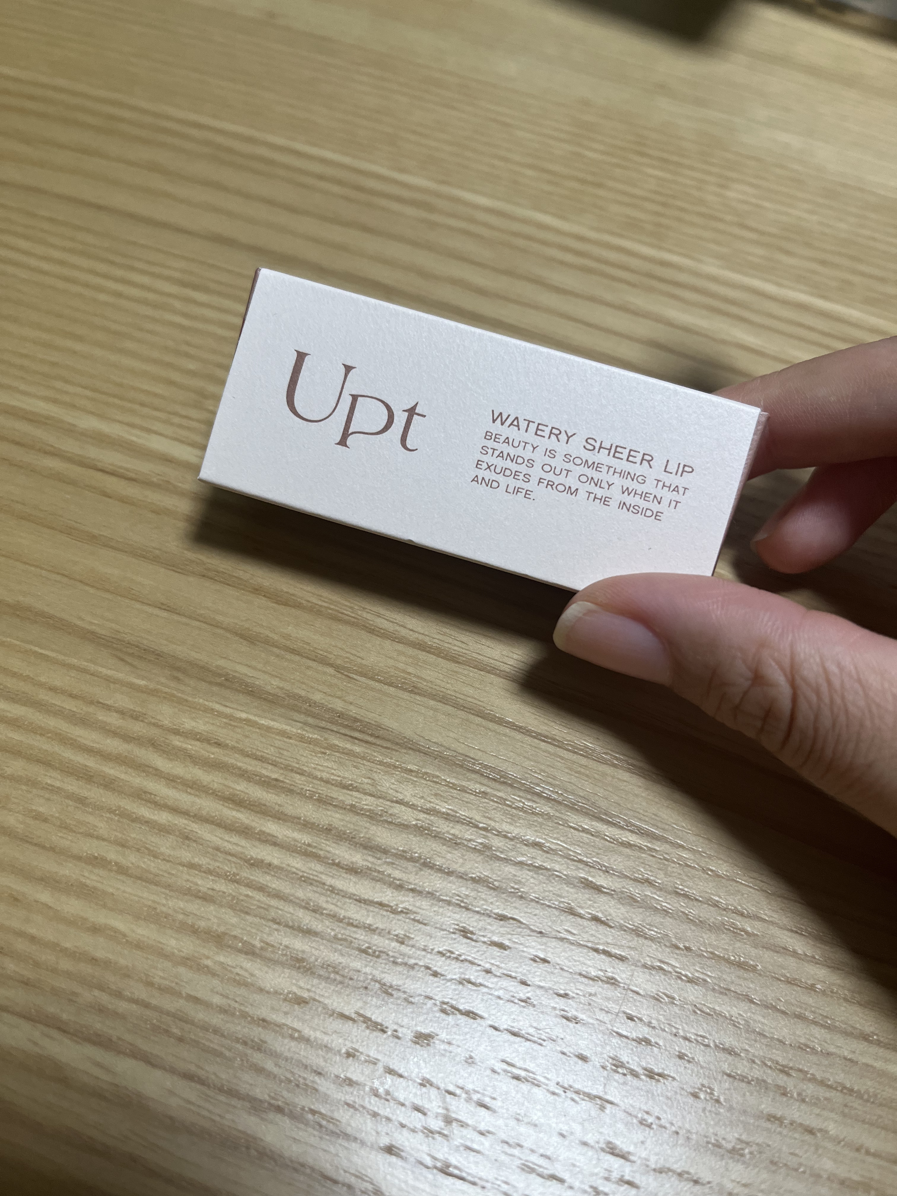 Upt WATERY SHEER LIP /Upt/口紅を使ったクチコミ（1枚目）