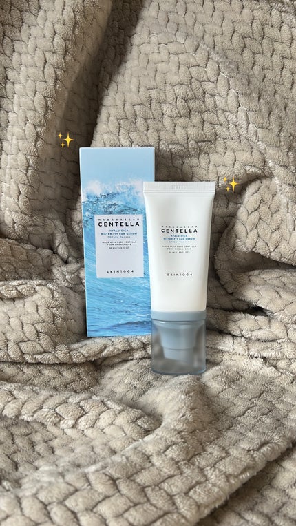 ヒアルーシカ ウォーターフィット サンセラム/SKIN1004/日焼け止めローションを使ったクチコミ(1枚目)