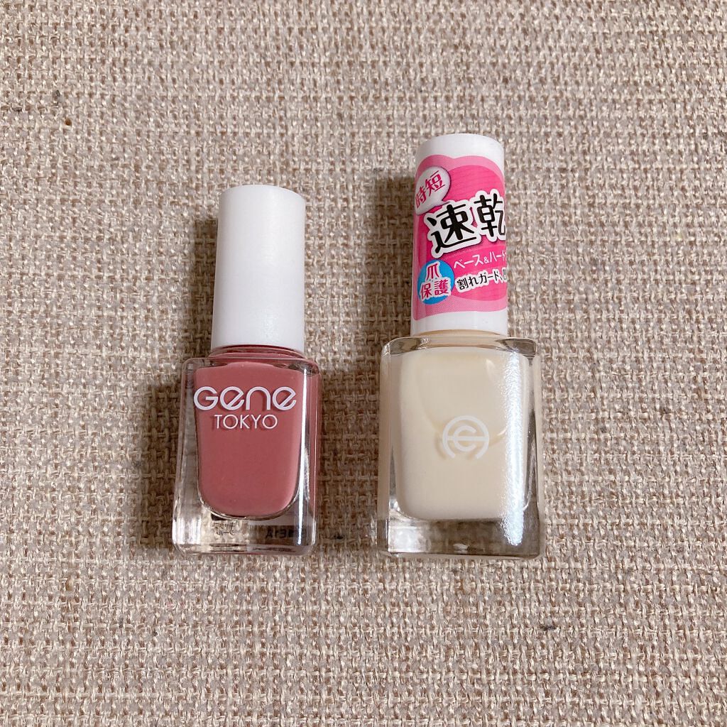 gene TOKYO ネイル ダスティローズ/DAISO/マニキュアを使ったクチコミ（2枚目）