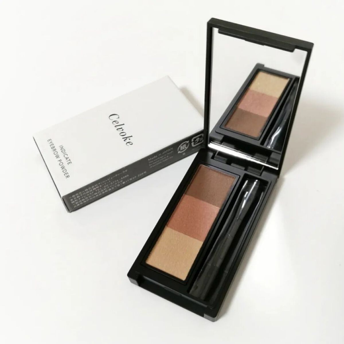 セルヴォーク インディケイトアイブロウパウダー/Celvoke/パウダーアイブロウを使ったクチコミ（2枚目）