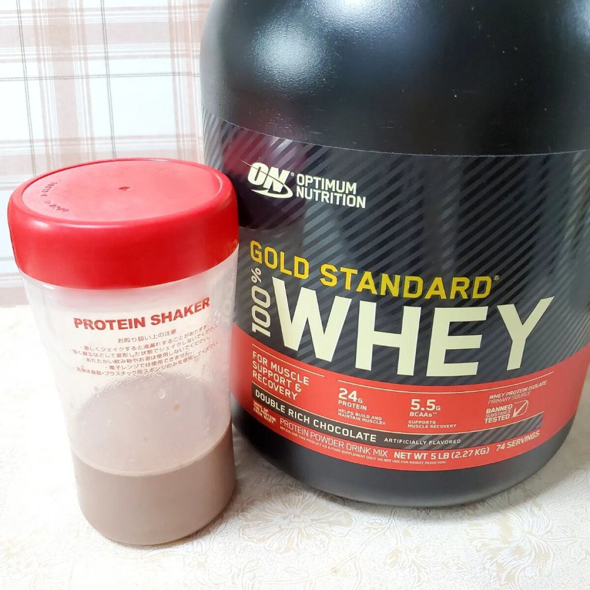 ゴールドスタンダード ホエイプロテイン/ゴールドスタンダード/ホエイプロテインを使ったクチコミ（1枚目）