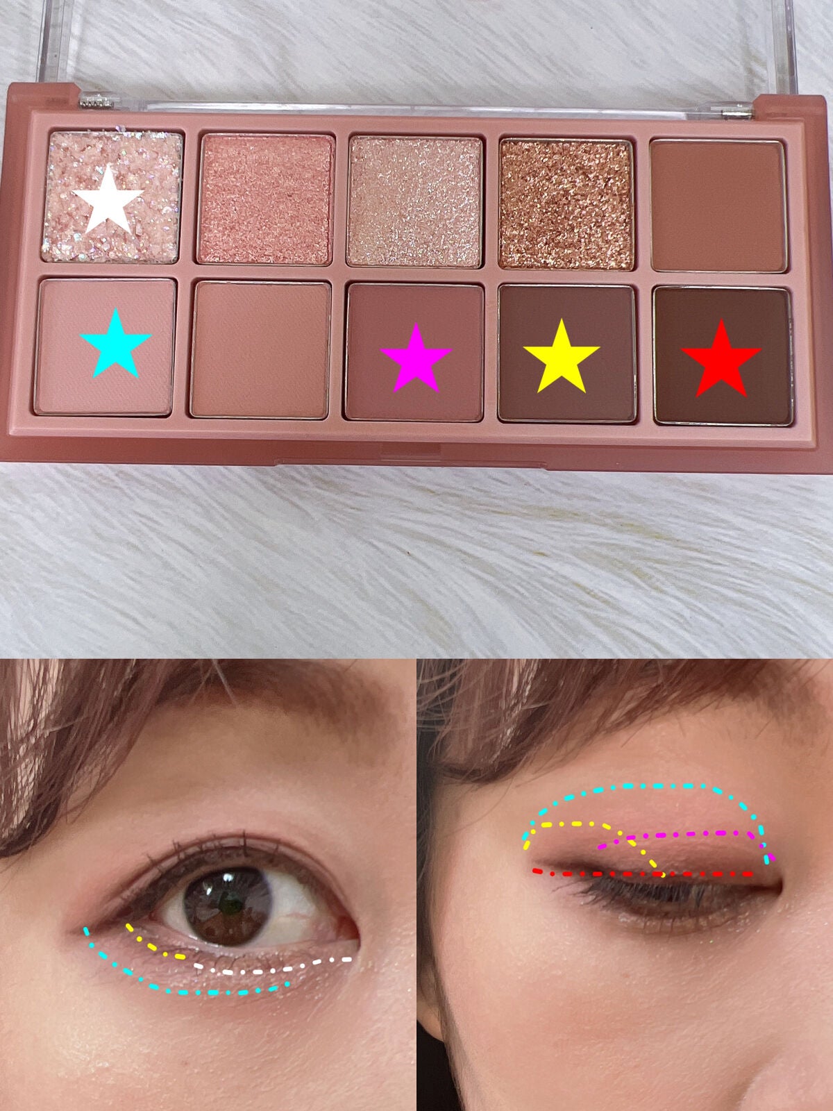 ベターザンパレット/rom&nd/アイシャドウパレットを使ったクチコミ(7枚目)