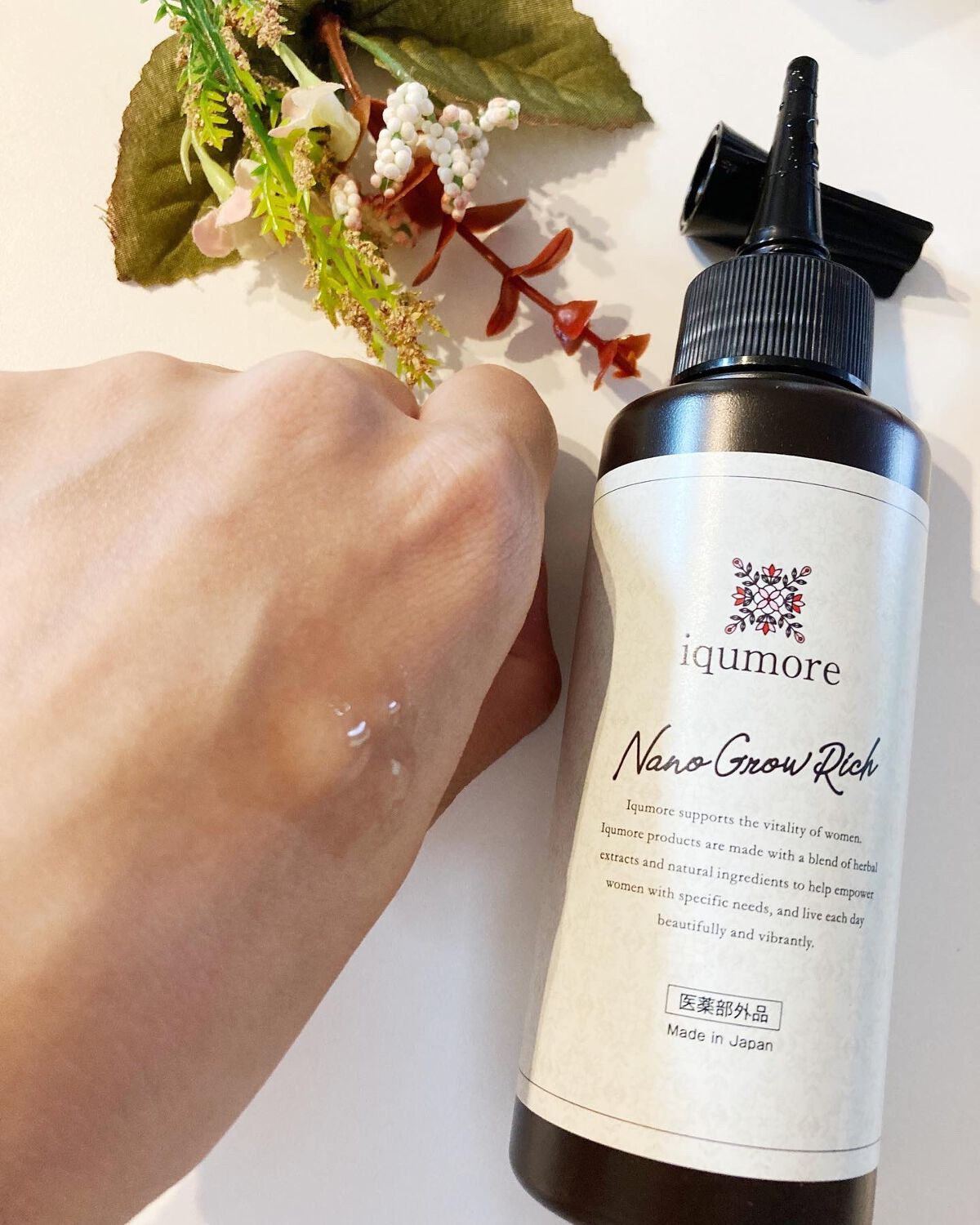ナノグロウリッチ/iqumore/頭皮ローションを使ったクチコミ（3枚目）