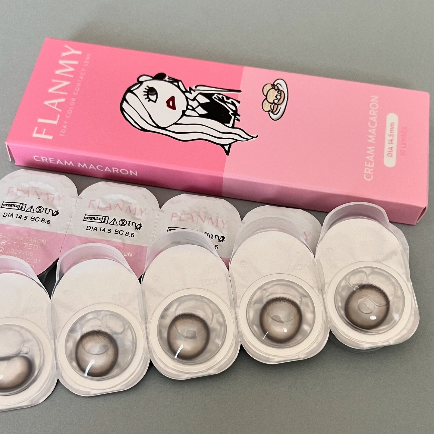 FLANMY 1day/FLANMY/ワンデー（１DAY）カラコンを使ったクチコミ（2枚目）