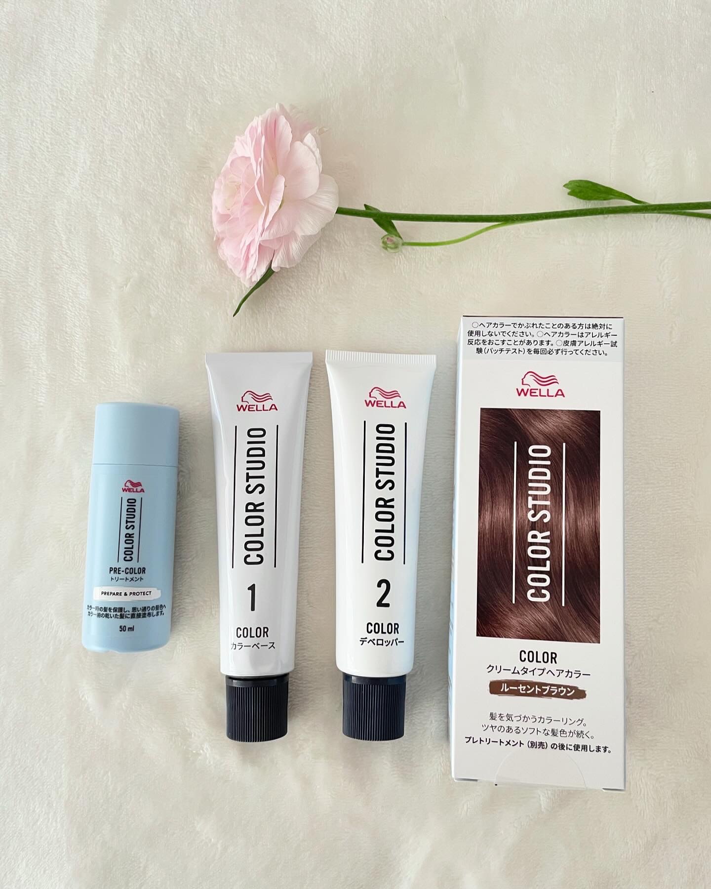 ウエラ カラースタジオ クリームタイプヘアカラー/ウエラ/ヘアカラーを使ったクチコミ（1枚目）