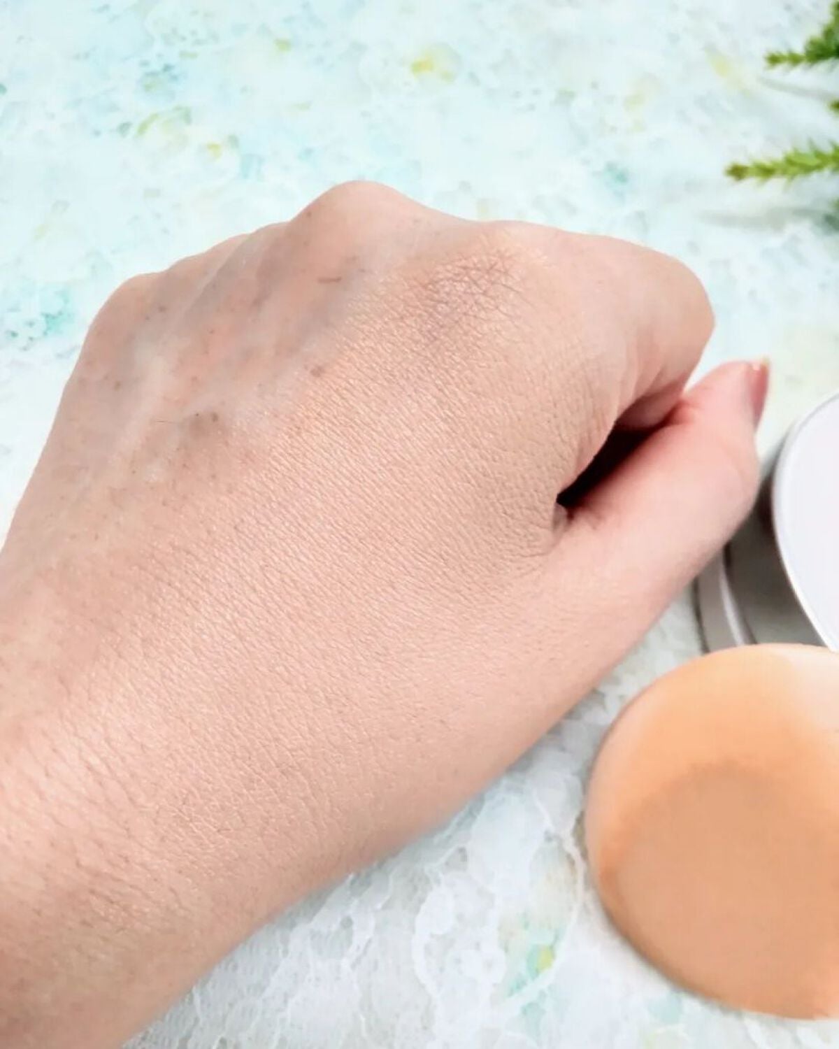 リンクルホワイトクッションファンデーション/コラリッチ/クッションファンデーションを使ったクチコミ(5枚目)