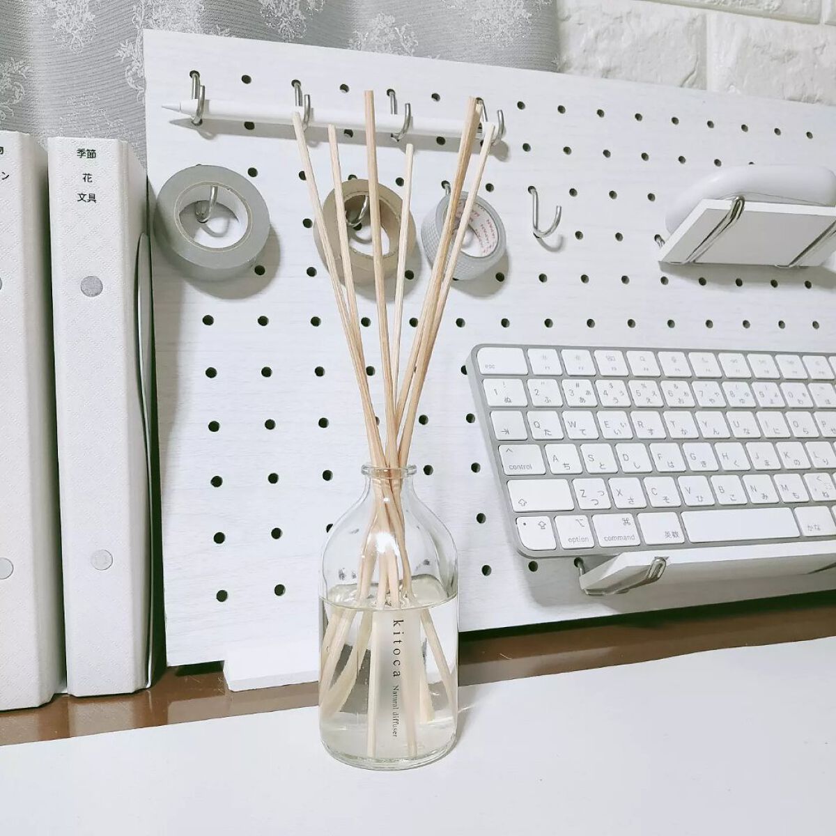 消臭リードディフューザー/Kitoca 木と果/ルームフレグランスを使ったクチコミ(4枚目)