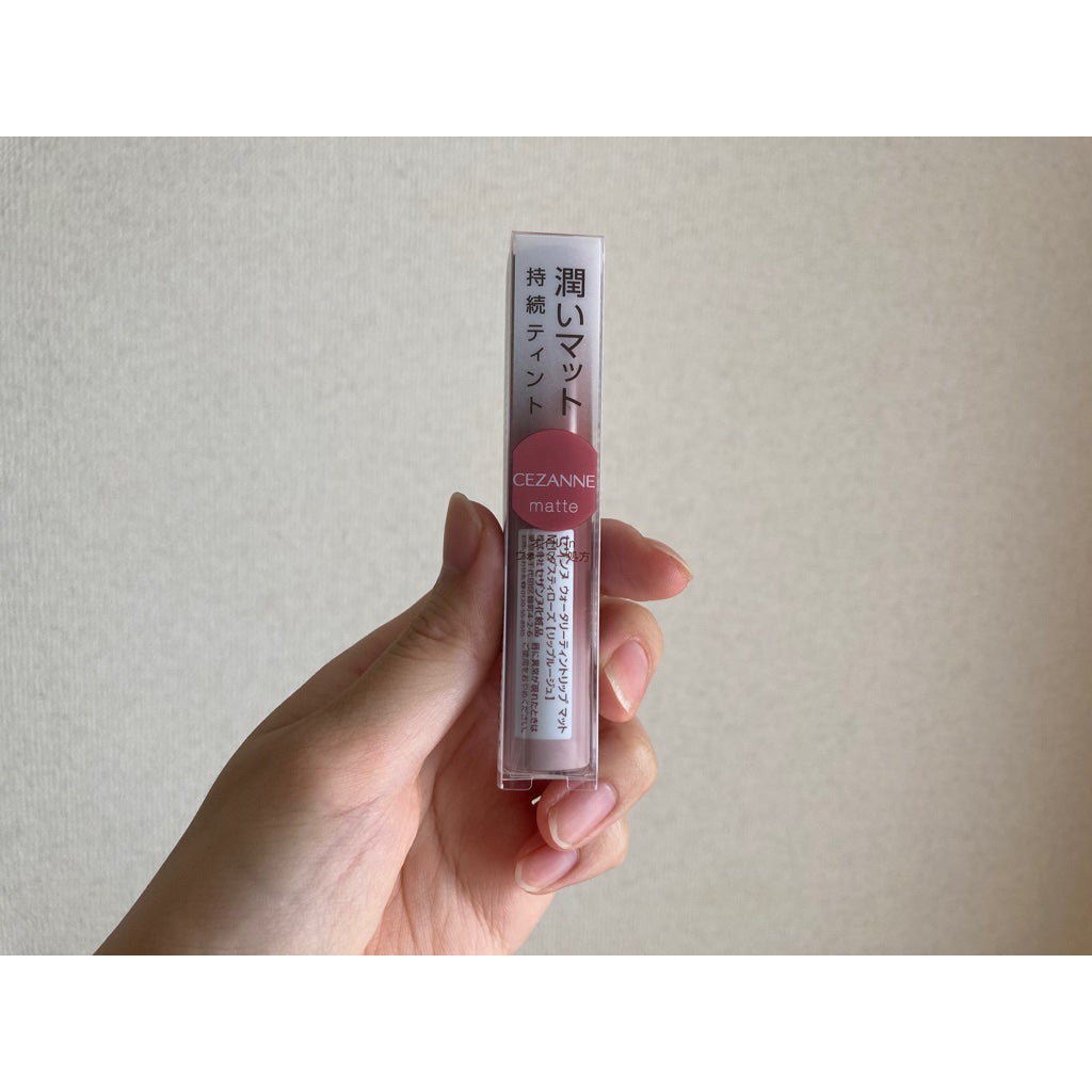 ウォータリーティントリップ マット/CEZANNE/リップティントを使ったクチコミ(1枚目)