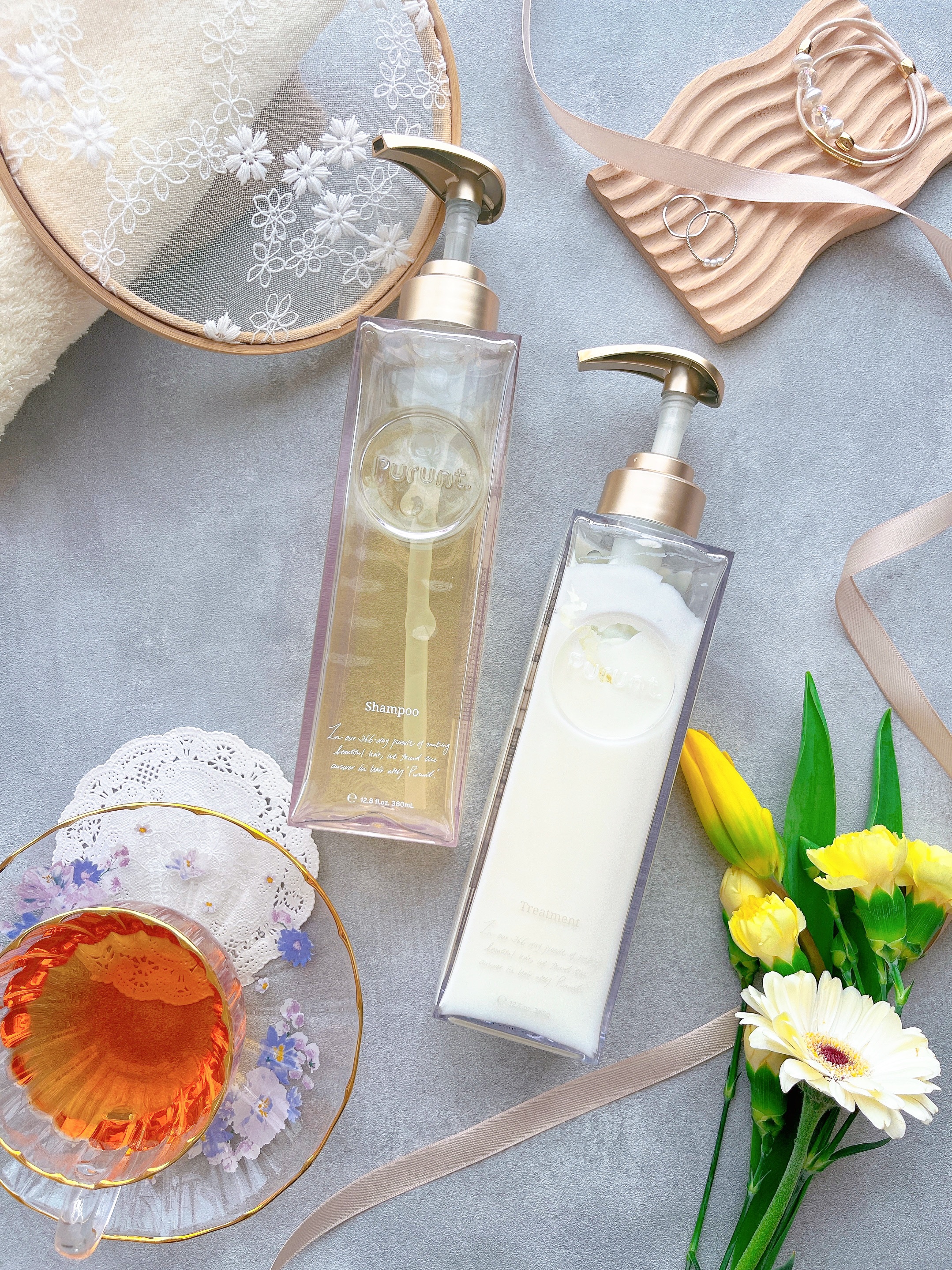 プルント モイストリッチ美容液シャンプー／モイストリッチリペア美容液トリートメント/Purunt./市販シャンプーを使ったクチコミ（1枚目）