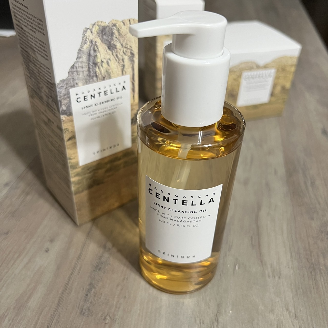 センテラ ライトクレンジングオイル/SKIN1004/オイルクレンジングを使ったクチコミ（1枚目）