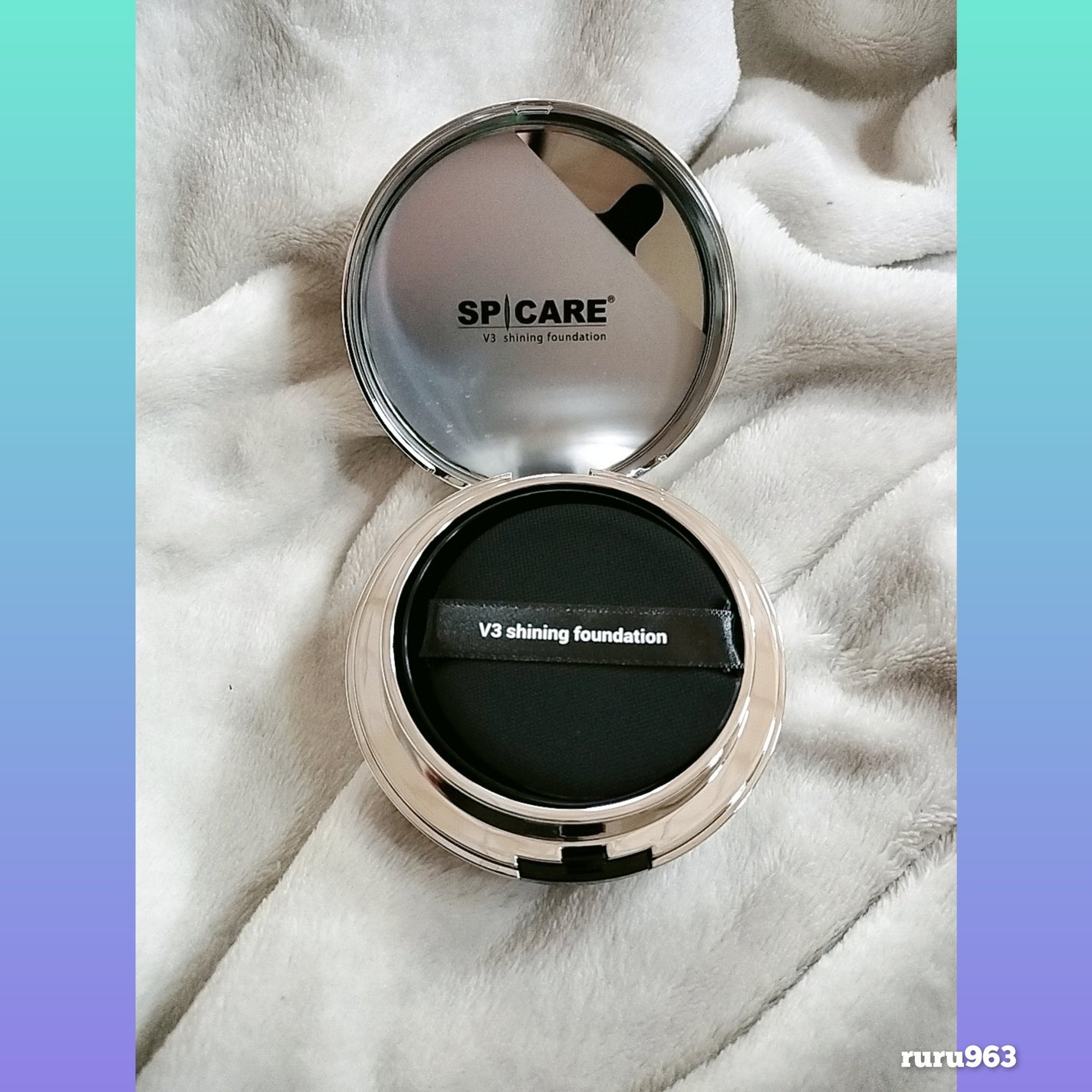 V3シャイニングファンデーション/SPICARE/クッションファンデーションを使ったクチコミ(2枚目)
