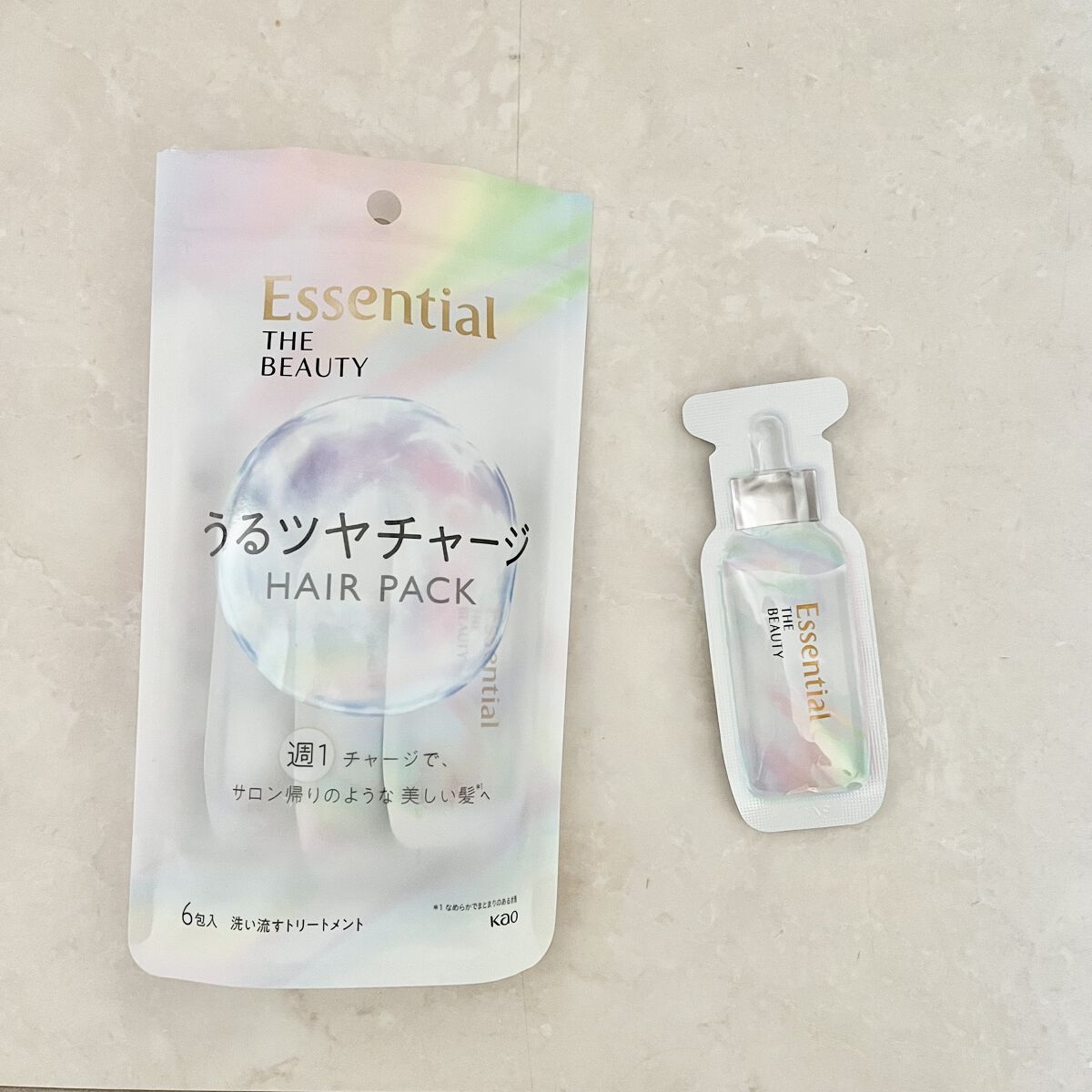 ザビューティ うるツヤチャージヘアパック/エッセンシャル/ヘアマスク・ヘアパックを使ったクチコミ（1枚目）