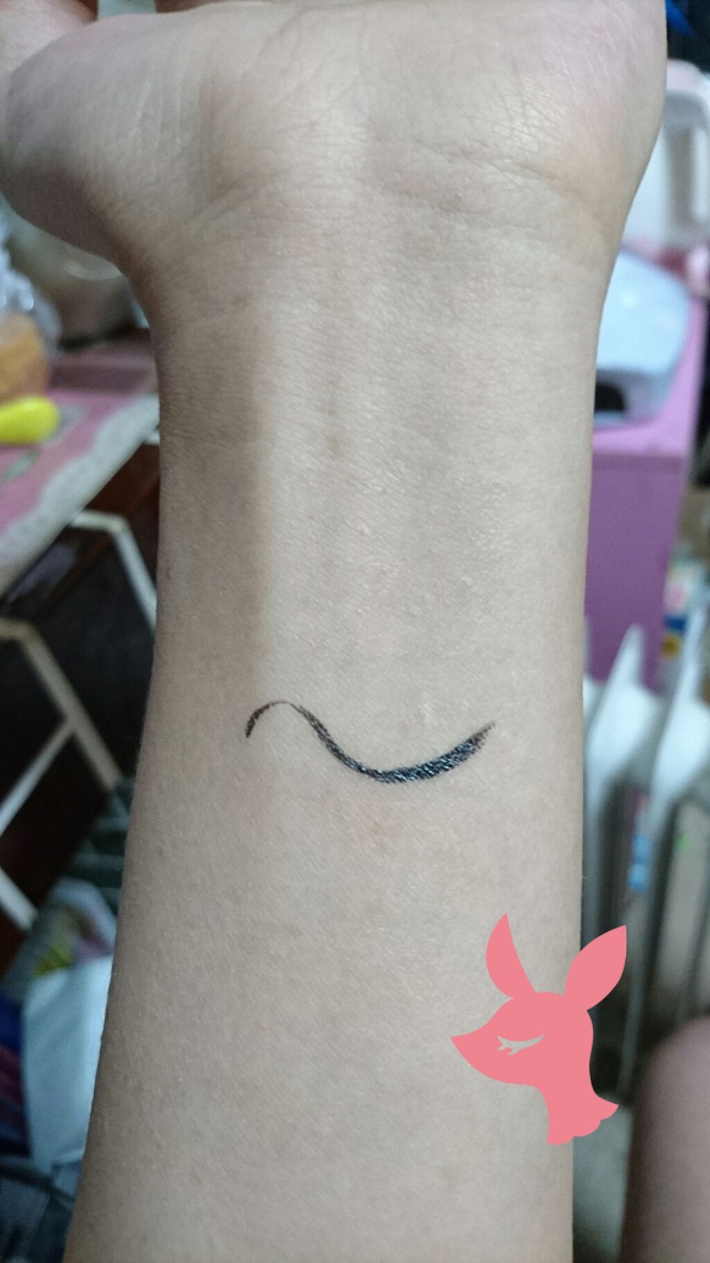 UR GLAM　LIQUID EYELINER/U R GLAM/リキッドアイライナーを使ったクチコミ（3枚目）