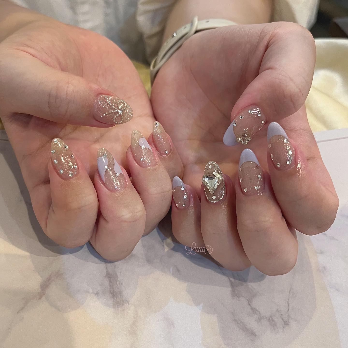 #ジェルネイル,#ワンカラーネイル,#ニュアンスネイル,#うるうるネイル,#ちゅるんネイル,#シンプルネイル,#パーツネイル,#透け感ネイル,#クリアネイル,#ぷっくりネイル,#ちぐはぐネイル,#韓国ネイル,#チークネイル,#うるつやネイル,#フレンチガーリーネイル,#ハートネイル,#パープルネイル,#フレンチネイルのネイルデザイン