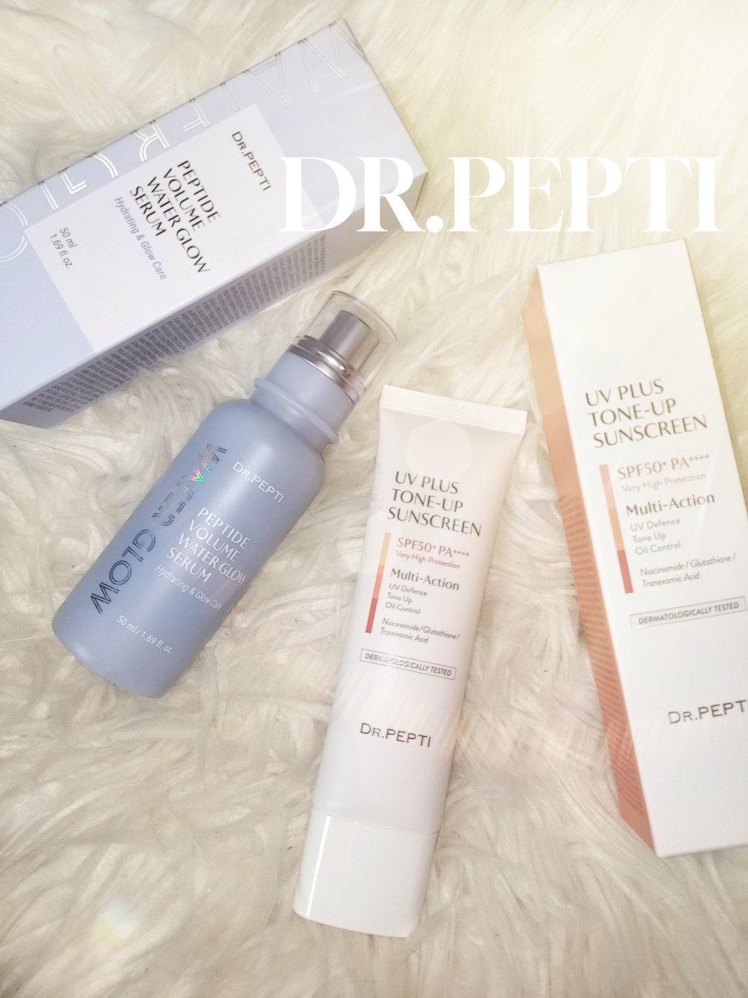 ペプチドボリュームウォーターグローセラム/DR.PEPTI/美容液を使ったクチコミ（1枚目）