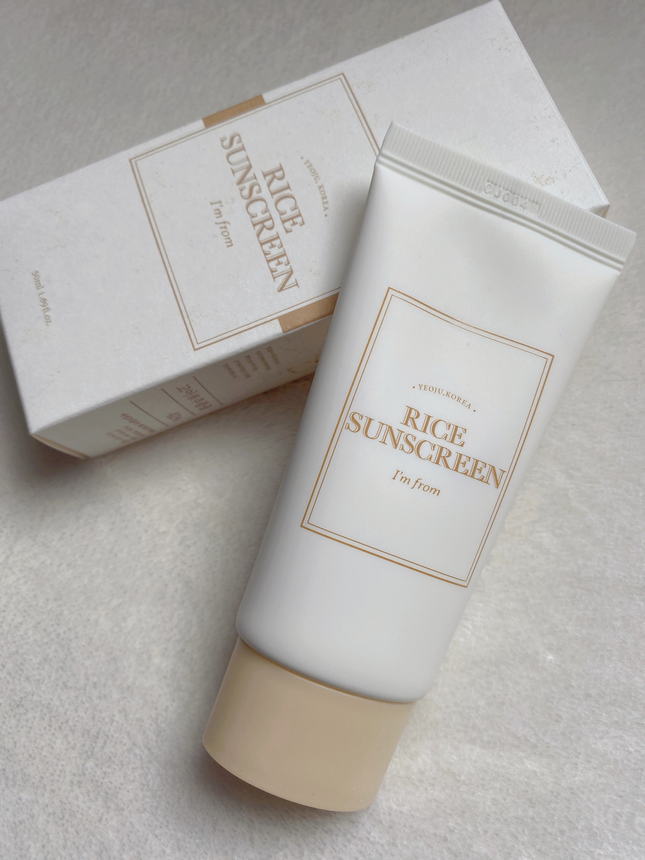 ライスサンスクリーン/I'm from/日焼け止めクリームを使ったクチコミ（1枚目）