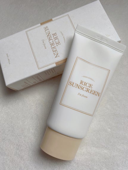 ライスサンスクリーン/I'm from/日焼け止めクリームを使ったクチコミ(1枚目)
