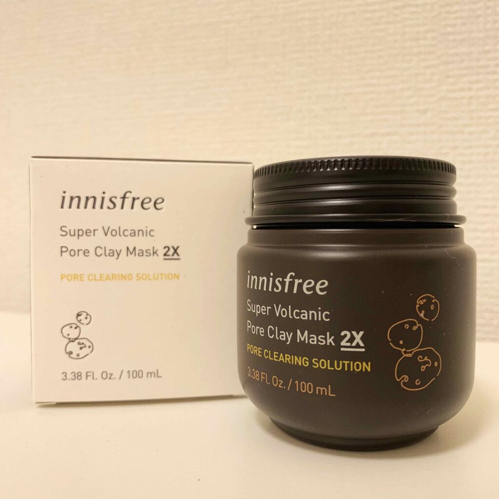 スーパーヴォルカニック ポア クレイマスク/innisfree/洗い流すパック・マスクを使ったクチコミ(1枚目)
