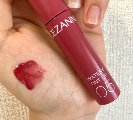 ウォータリーティントリップ/CEZANNE/リップティントを使ったクチコミ(1枚目)