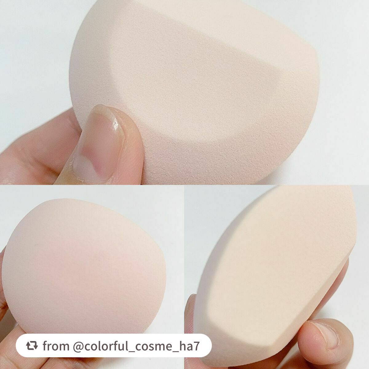 スムースフィットスポンジ/ロージーローザ/パフ・スポンジを使ったクチコミ(2枚目)