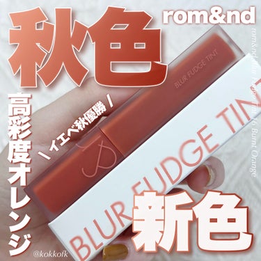 rom&nd ブラーファッジティント/rom&nd/口紅を使ったクチコミ（1枚目）