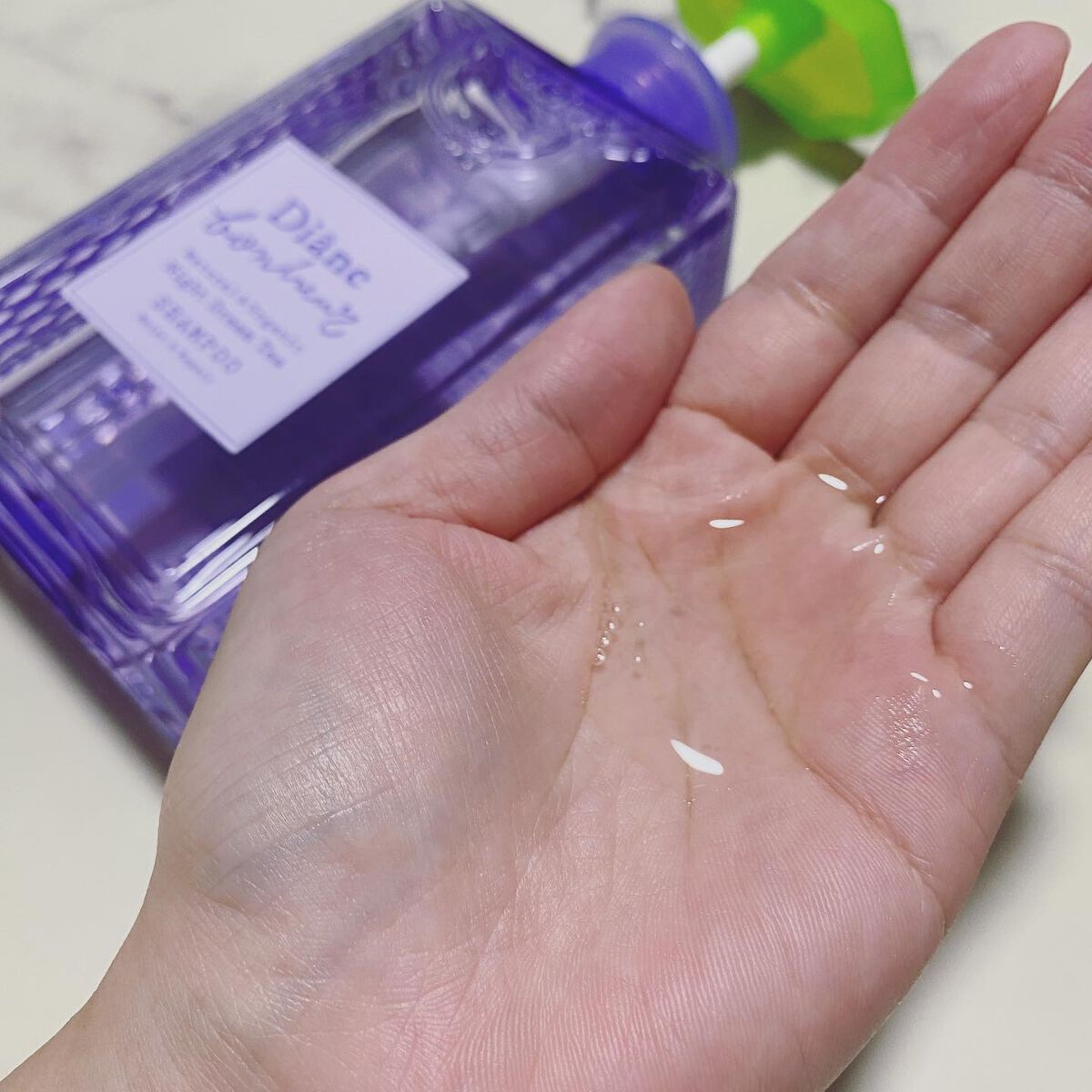 ダイアンボヌール モイスト&リペア シャンプー/トリートメント ナイトドリームティーの香り/ダイアン/市販シャンプーを使ったクチコミ(2枚目)