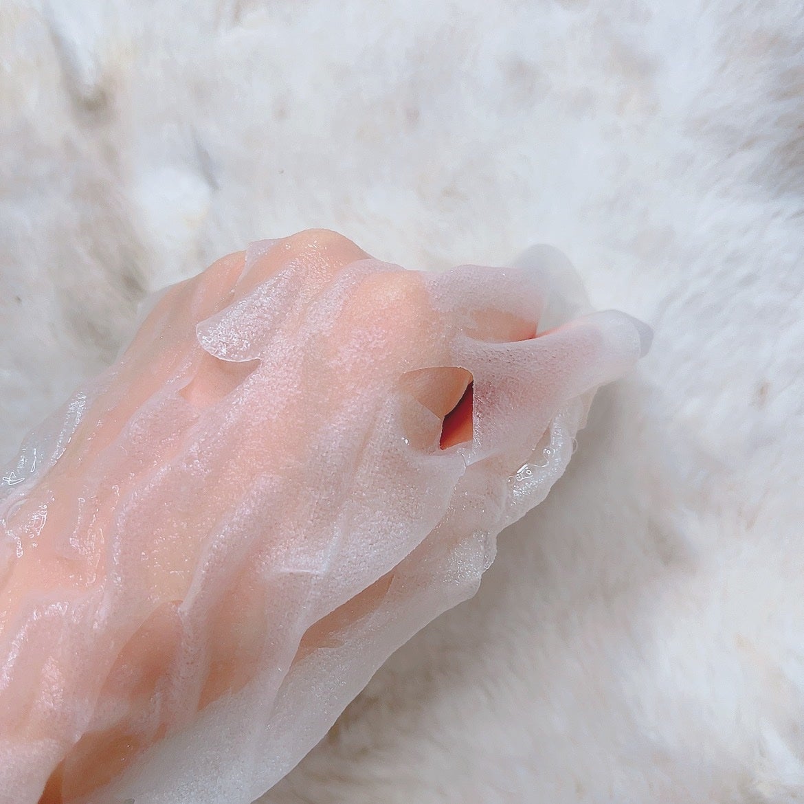 クリアターン ホワイト マスク (ビタミンC)/クリアターン/シートマスク・パックを使ったクチコミ(3枚目)