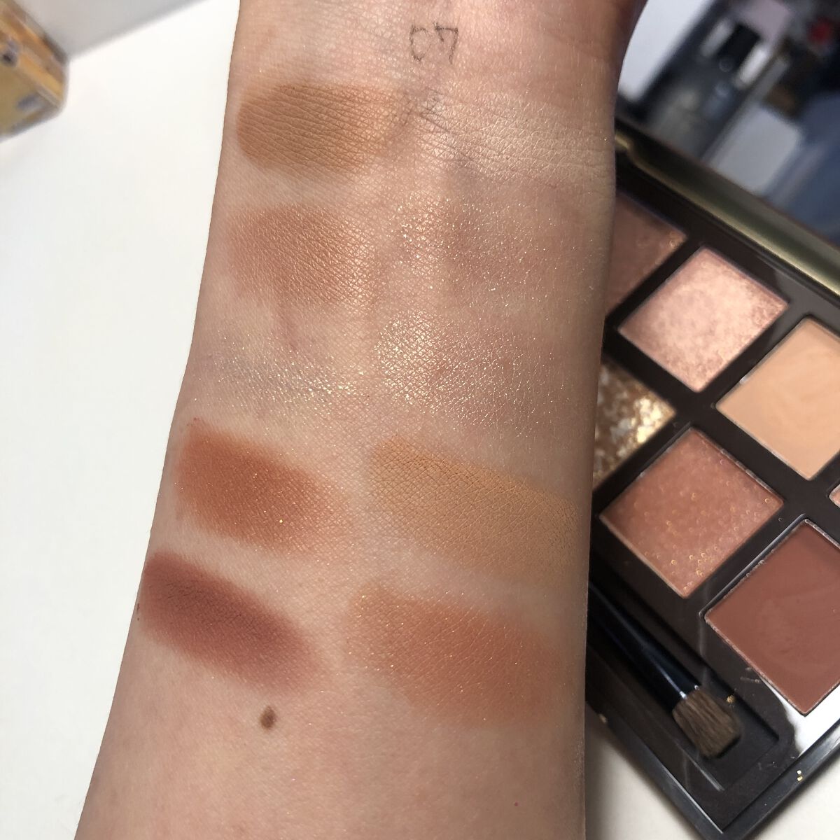 アイシャドウパレット　クリムトシリーズ/CARSLAN/アイシャドウパレットを使ったクチコミ（2枚目）