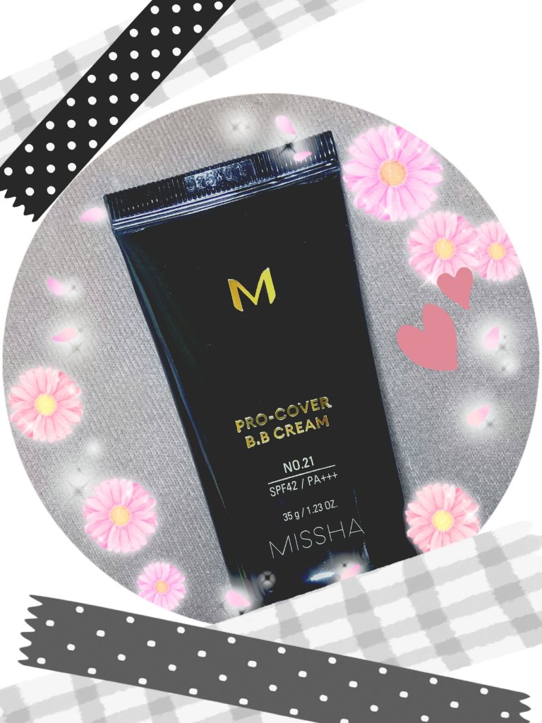 ミシャ M プロカバー BBクリーム No.21 ライトベージュ/MISSHA/BBクリームを使ったクチコミ（1枚目）