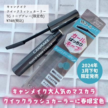 クイックラッシュカーラー TG トープグレー/キャンメイク/マスカラ下地を使ったクチコミ(2枚目)