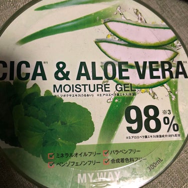 #CICA ＆ ALOE VERA   MOISTURE GEL   98％