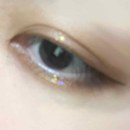 リキッド グリッター シャドウ/rom&nd/グリッターを使ったクチコミ(3枚目)