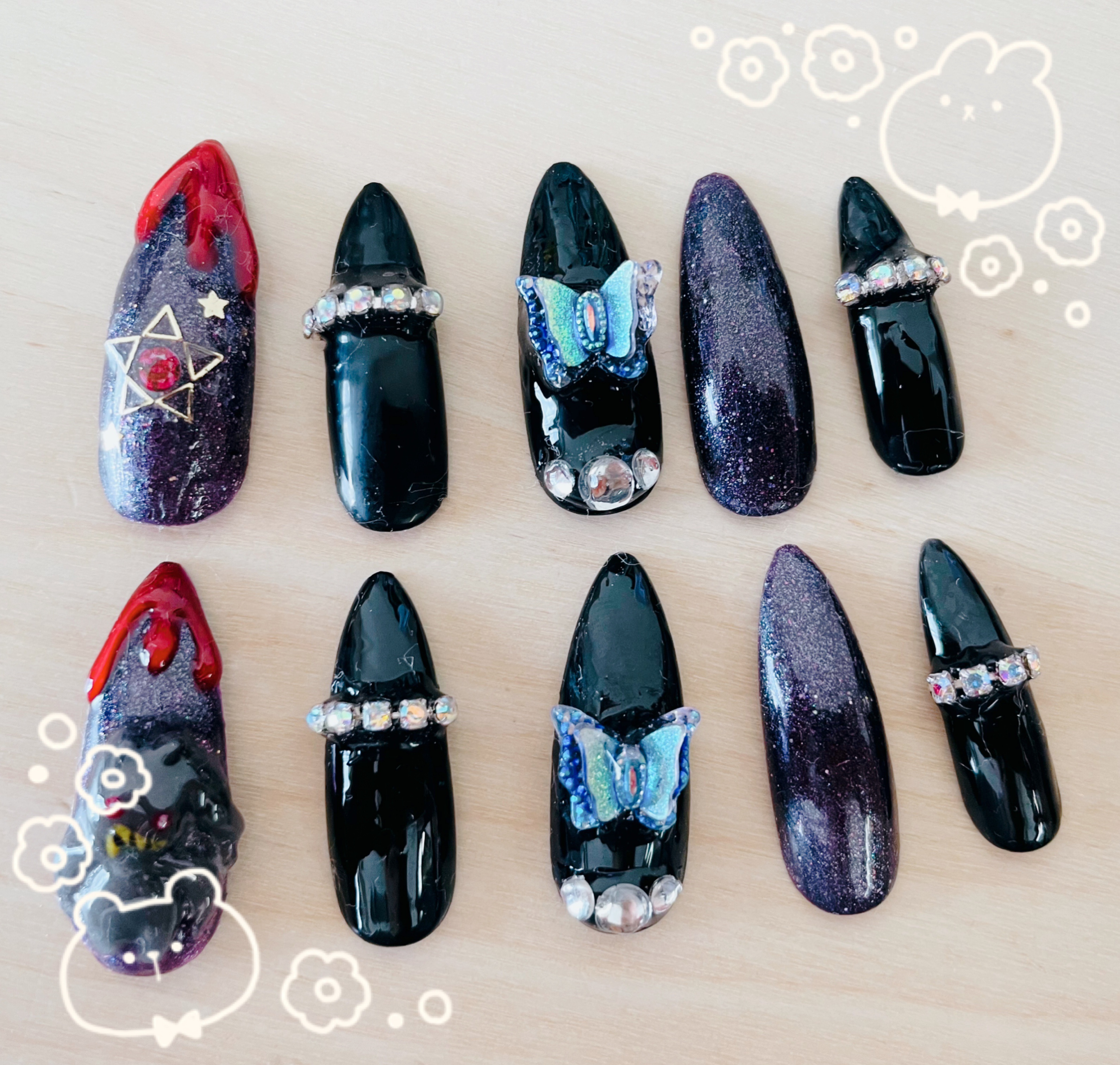 parkikoi ポリジェル/キャンドゥ/ジェルネイルを使ったクチコミ（1枚目）