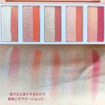 スターライトファントム 10色アイシャドウパレット/HEXZE(ヘックスゼ)/アイシャドウパレットを使ったクチコミ(2枚目)