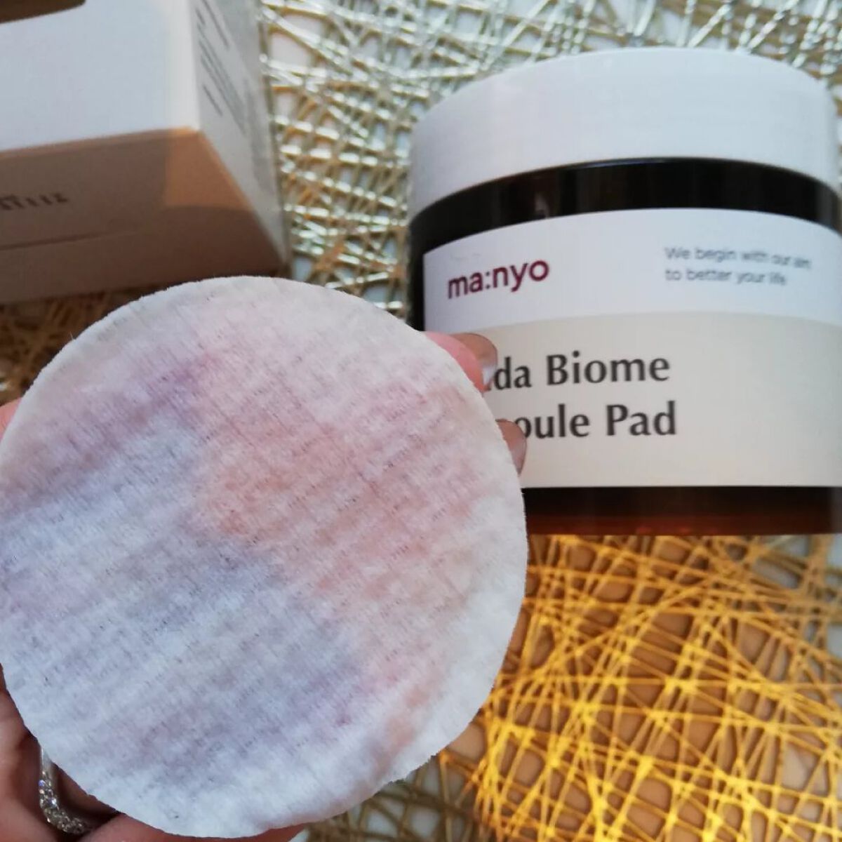 ビフィダバイオームアンプルパッド/manyo/トナーパッドを使ったクチコミ（3枚目）