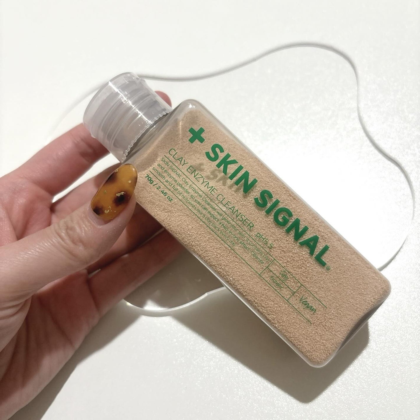 ピンククレイ酵素クレンザー/SKIN SIGNAL/洗顔パウダーを使ったクチコミ(2枚目)