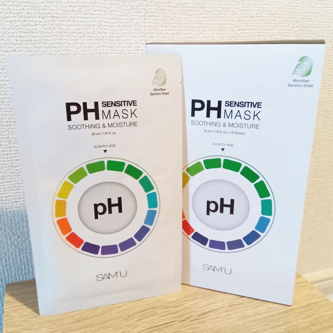 PHセンシティブマスクスージング＆モイスト/SAM'U/シートマスク・パックを使ったクチコミ（2枚目）