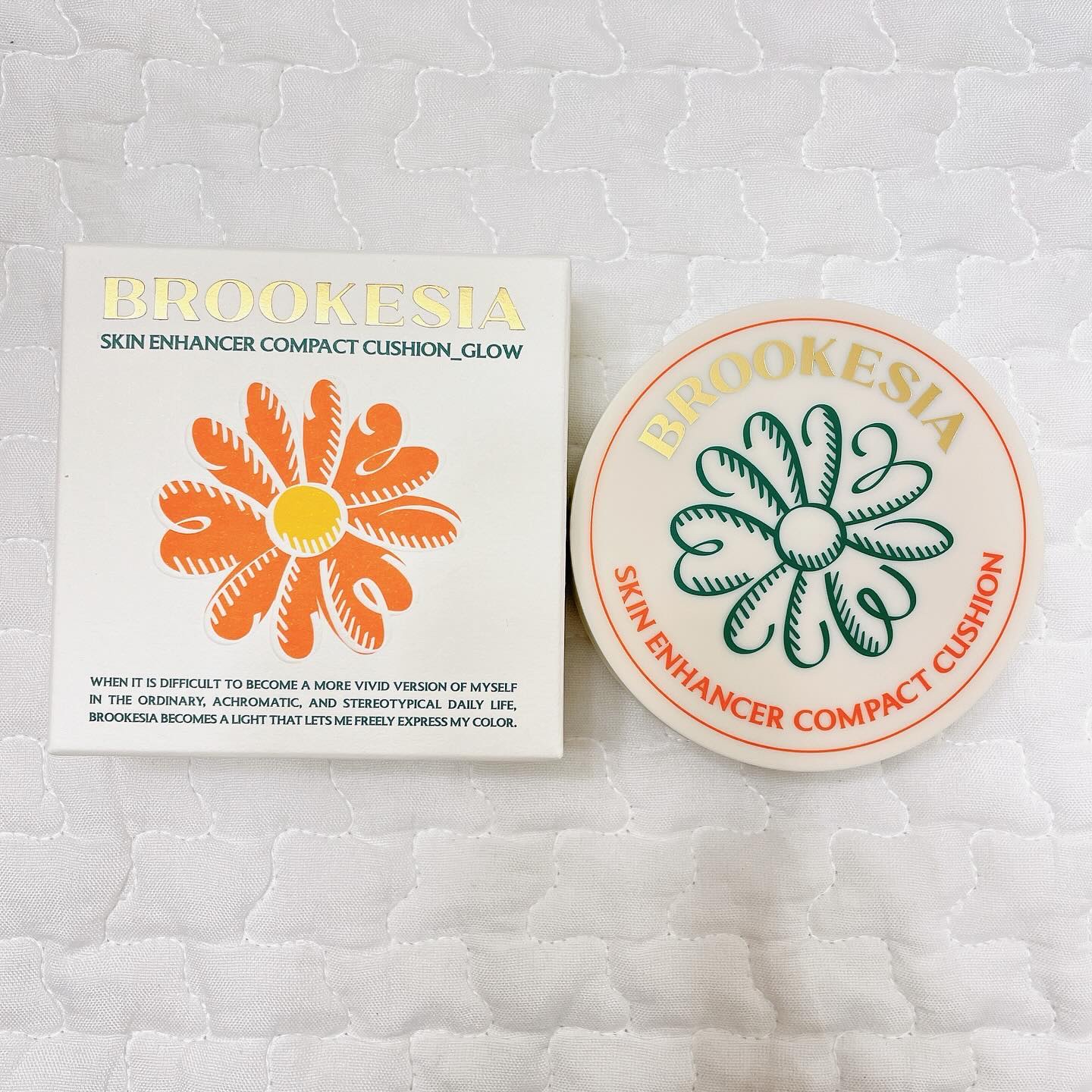 スキンエンハンサー コンパクトクッション（グロー) #1.5 ライトロジー/BROOKESIA/クッションファンデーションを使ったクチコミ（1枚目）