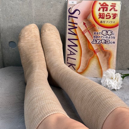 冷え知らず着圧ソックス/SLIMWALK/着圧ソックス・レギンスを使ったクチコミ(4枚目)