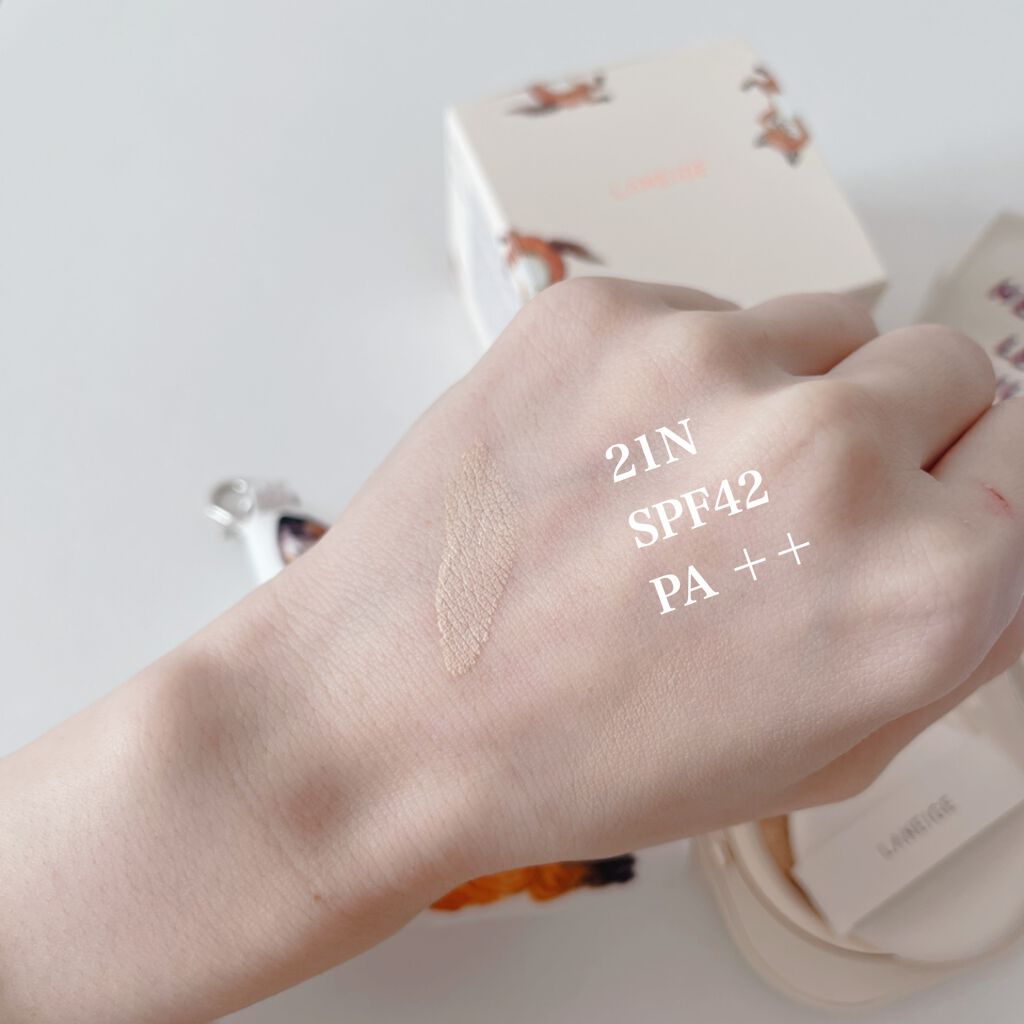 ネオクッション マット/LANEIGE/クッションファンデーションを使ったクチコミ(5枚目)