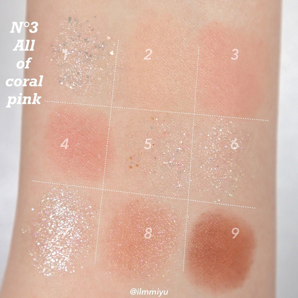 グリッターペディアアイパレット/unleashia/アイシャドウパレットを使ったクチコミ(9枚目)