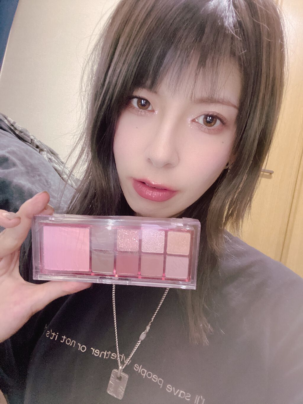 ミックスブラーリングアイパレット 01 オーキッドモーブ/wakemake/マルチパレットを使ったクチコミ（2枚目）