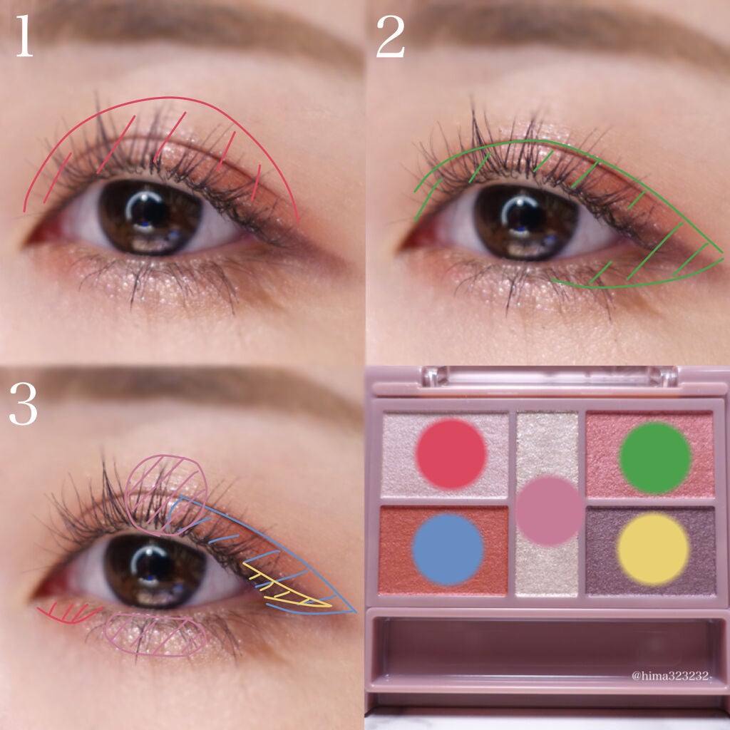 パーフェクトスタイリストアイズ/キャンメイク/アイシャドウパレットを使ったクチコミ(5枚目)