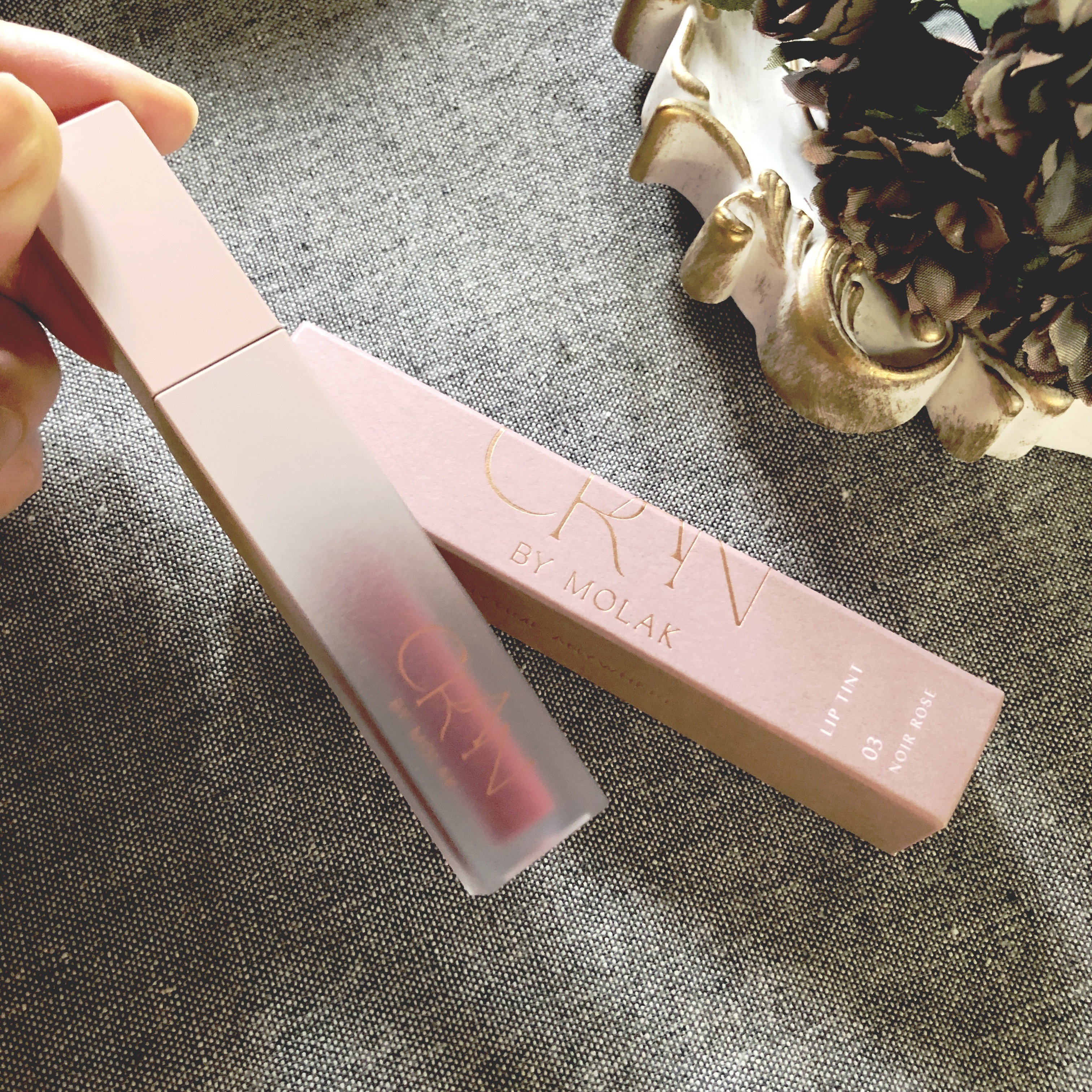 BLOOM JELLY TINT  03 Noir Rose/CRAN BY MOLAK /口紅を使ったクチコミ（1枚目）