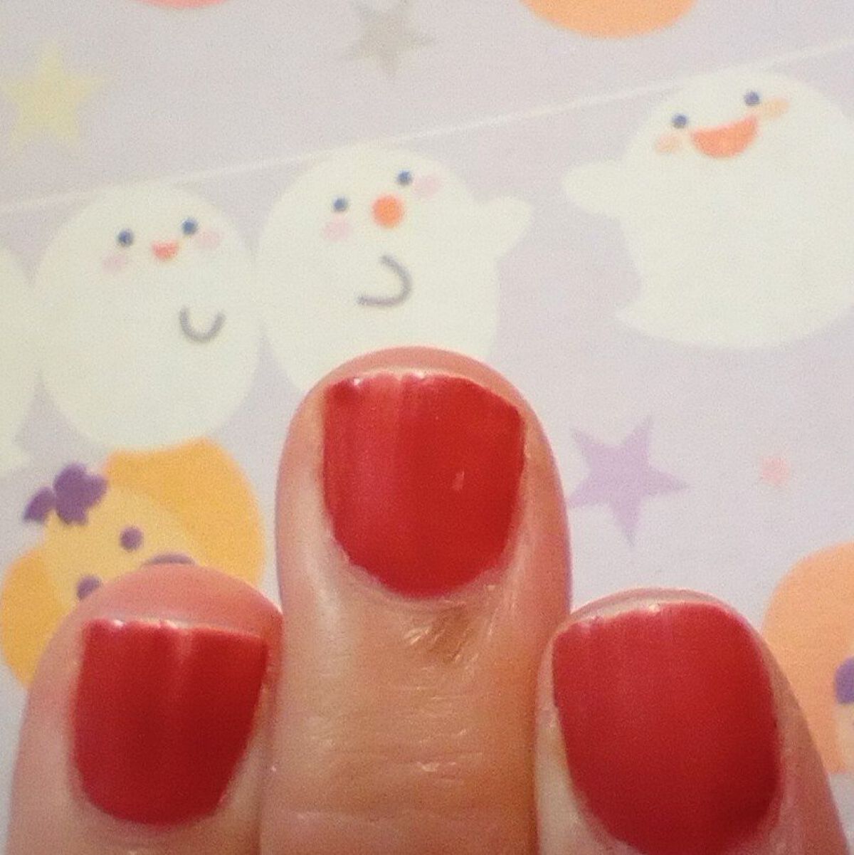 カラフルネイルズ N14 レディテラコッタ/キャンメイク/マニキュアを使ったクチコミ（3枚目）