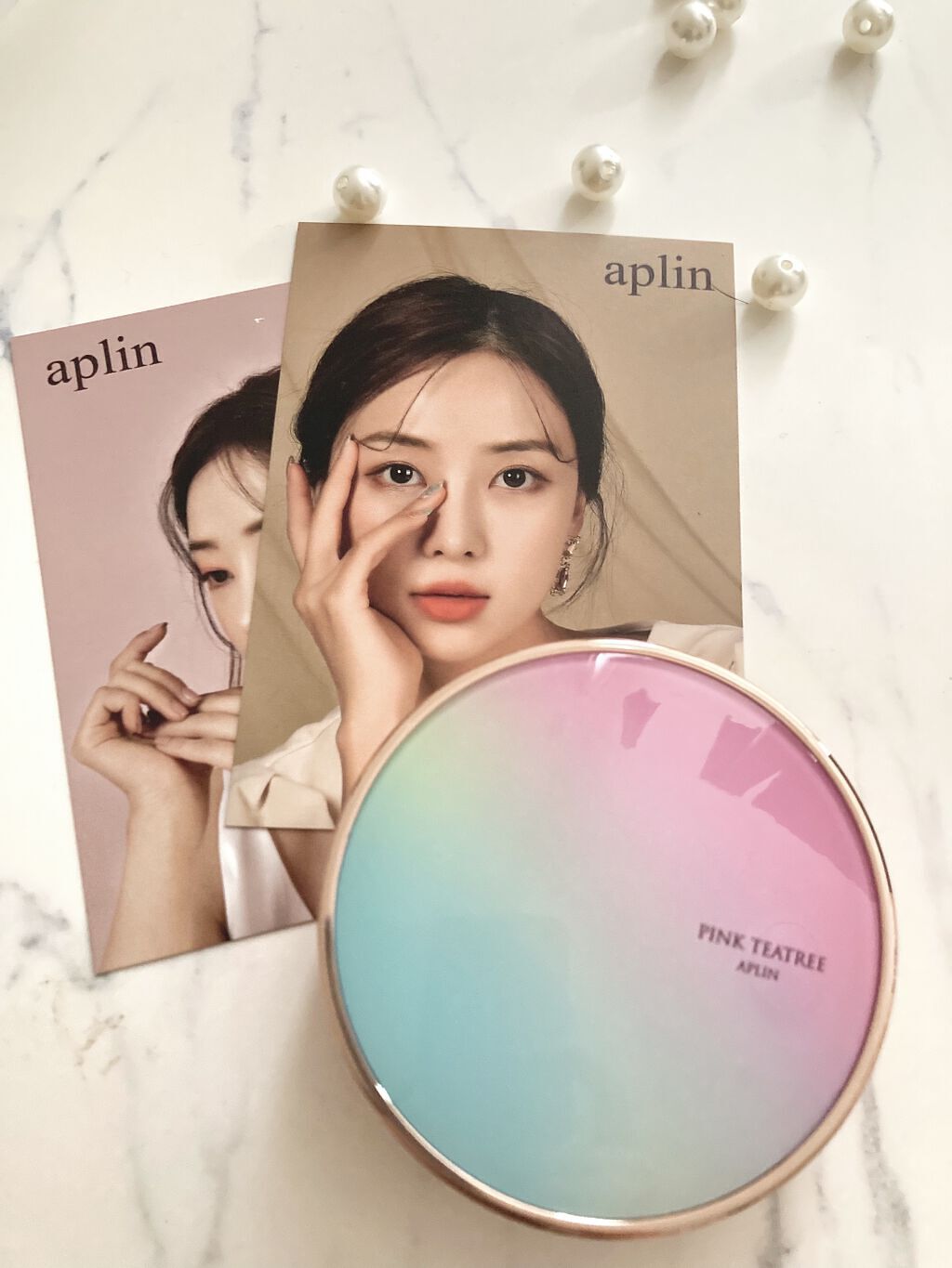 ピンクティーツリーカバークッション/APLIN/クッションファンデーションを使ったクチコミ（2枚目）