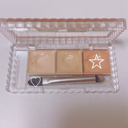 カラーミキシングコンシーラー/キャンメイク/パレットコンシーラーを使ったクチコミ(3枚目)