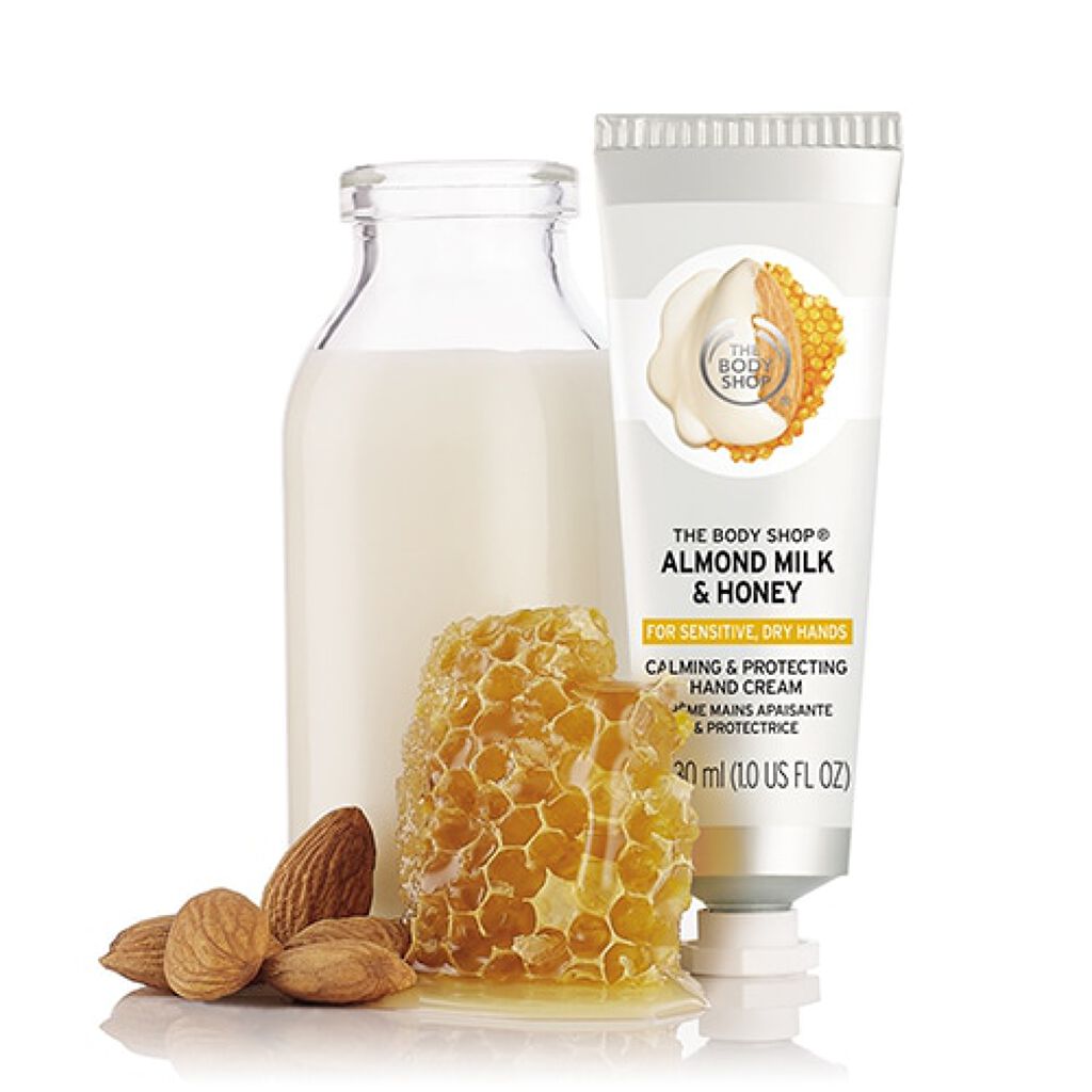 ハンドクリーム AM&H(アーモンドミルク&ハニー) THE BODY SHOP
