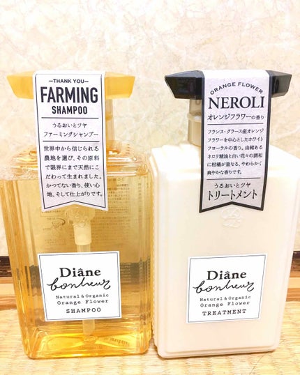 オレンジフラワーの香り/シャンプー&トリートメント/ダイアン/市販シャンプーを使ったクチコミ(1枚目)