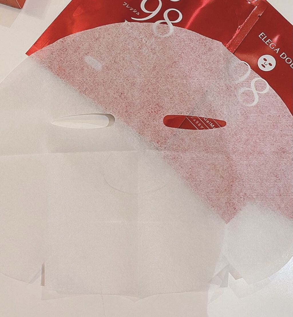 フレッシュ98ゲルマスク/ELEGADOLL/シートマスク・パックを使ったクチコミ（2枚目）